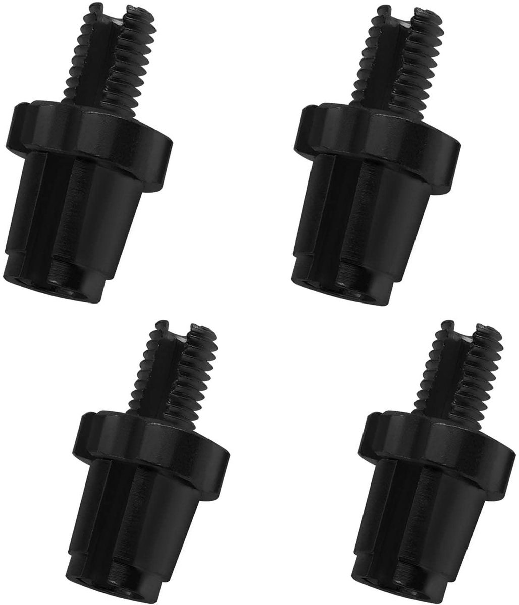 Vt products - Remhendel Afstelregelaar - 4 Stuks M7 - Aluminium Legering - Zwart - Fietsremonderdelen - Geschikt voor Mountainbike en Racefiets