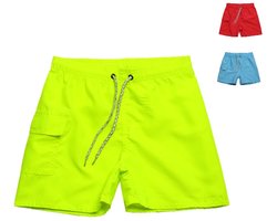 NiSy.nl Zwembroek | Zwemshort | Jongens | Neon Geel Boardshort |