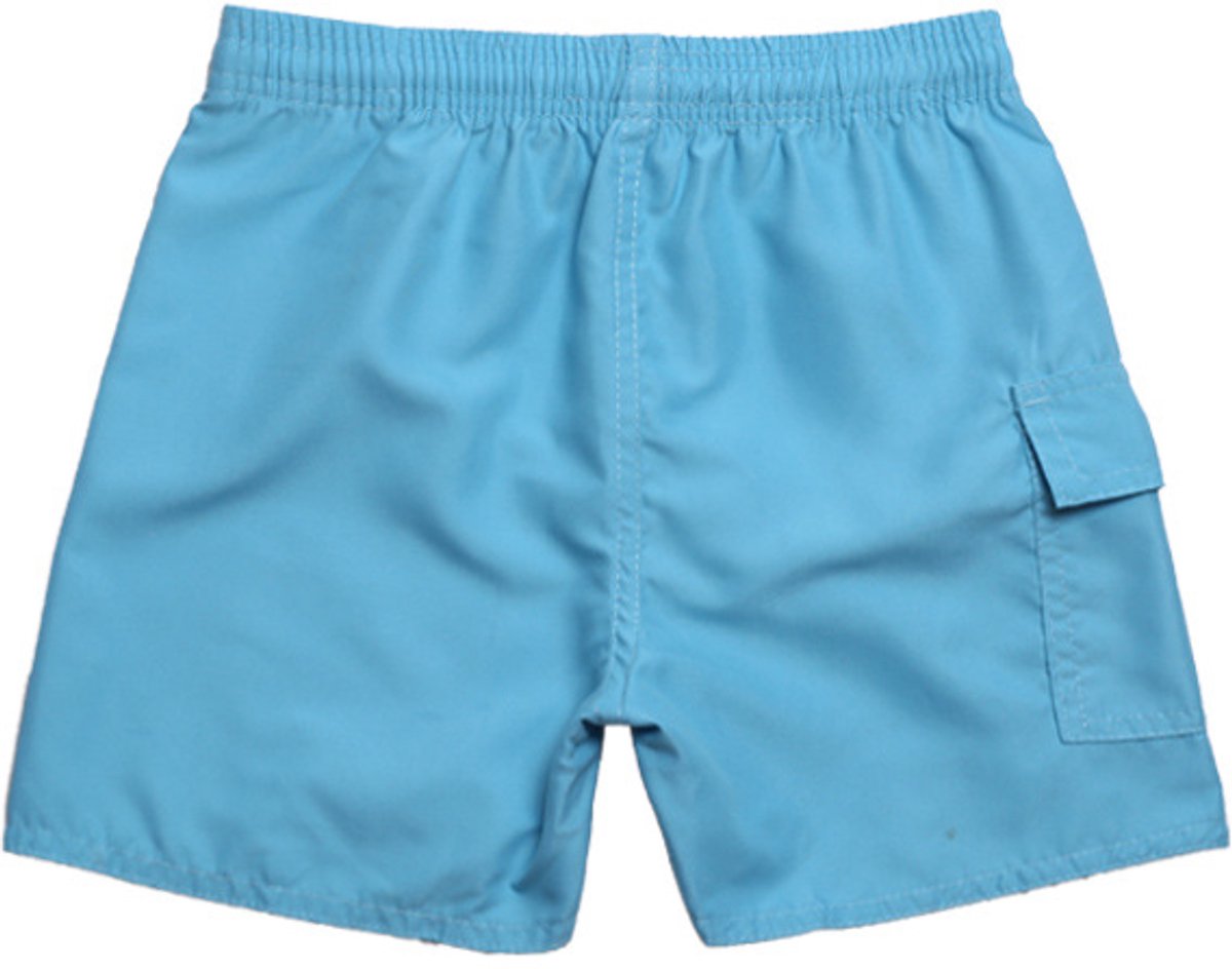 NiSy.nl Zwembroek | Zwemshort | Jongens | Helder Blauw Boardshort | — afbeelding 2