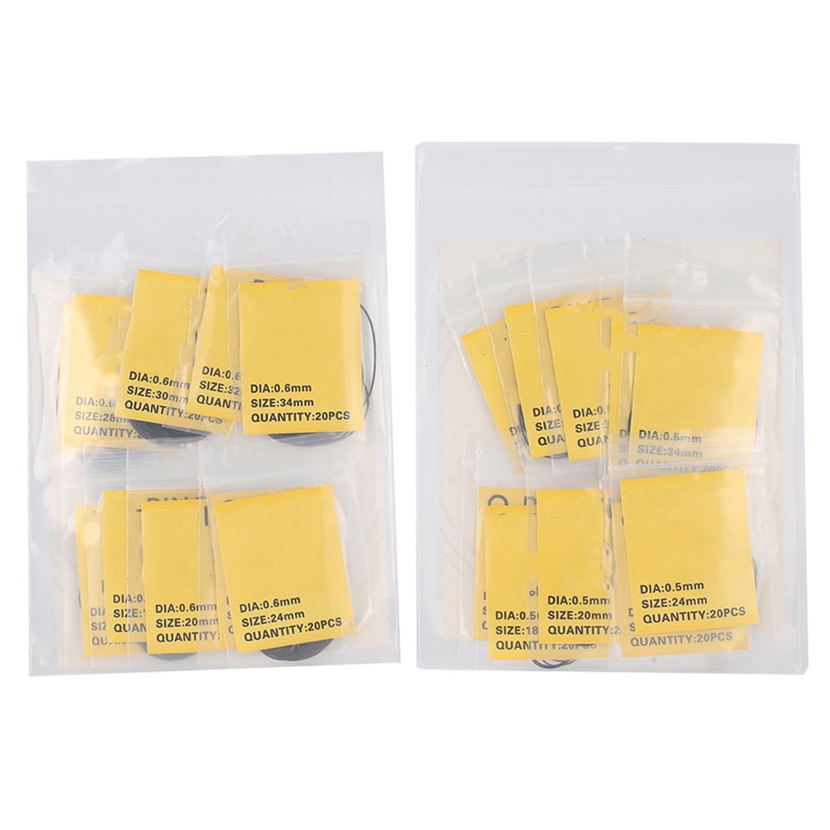 Store_8 - Horloge O-ring - Rubberen Pakking - Snelle Reparatie - 16 Mm-34 Mm - Reserveonderdelen - Waterdicht - Geschikt voor Horloges
