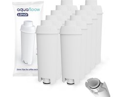 10x Aquafloow Waterfilters voor Delonghi - voor Koffiemachines - waterfilters voor Magnifica en Dinamica - ECAM waterfilter DLSC002