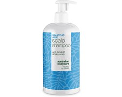Salicylzuur Anti-Roos Shampoo - Voor Jeukende, Droge & Schilferige Hoofdhuid - Met Salicylzuur & Piroctone Olamine - 500 m