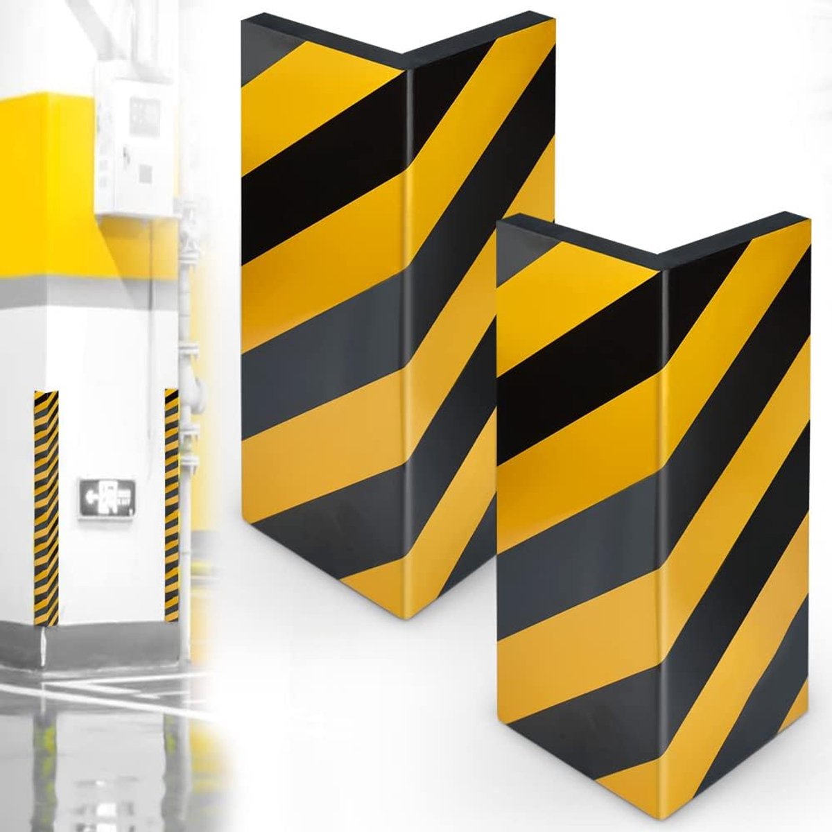 Bumper Protectors - Geel - Zwart - Auto Accessoires