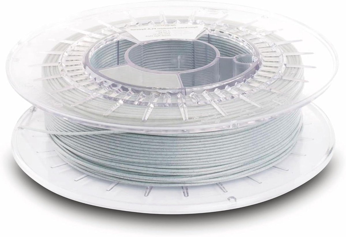 PLA Filament - 3D Print Materiaal - Modellen Printen - Steen Effect - 175 mm 1 kg - Donkergrijs