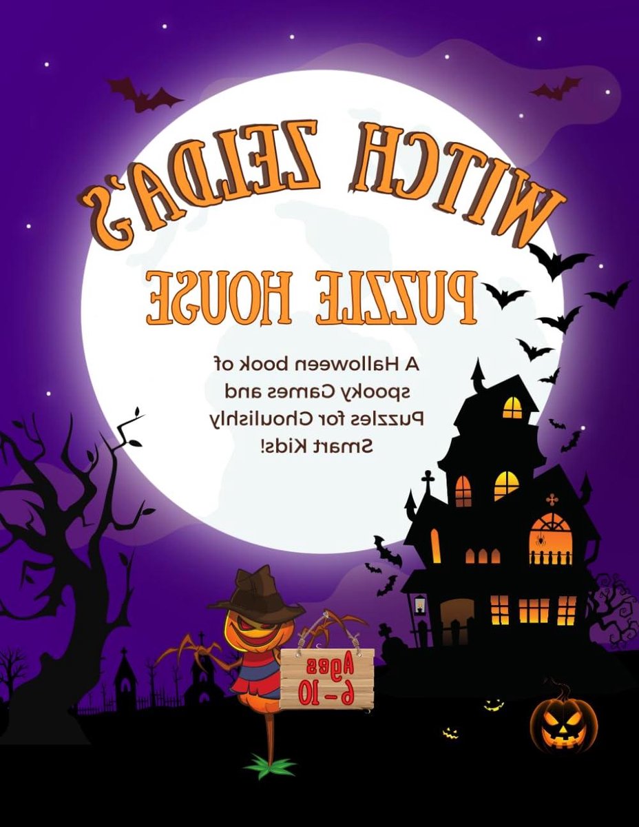 Halloween Puzzelboek - Spelletjesboek Kinderen - Hersenen Trainen - Kleurrijke Pagina's - 76 Pagina's - Niet Van Toepassing