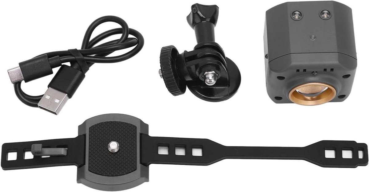 Drone Zoeklicht - Signaal Licht - Drone Verlichting - 3 Werkmodi - 11 x 5 x 5 cm - Grijs