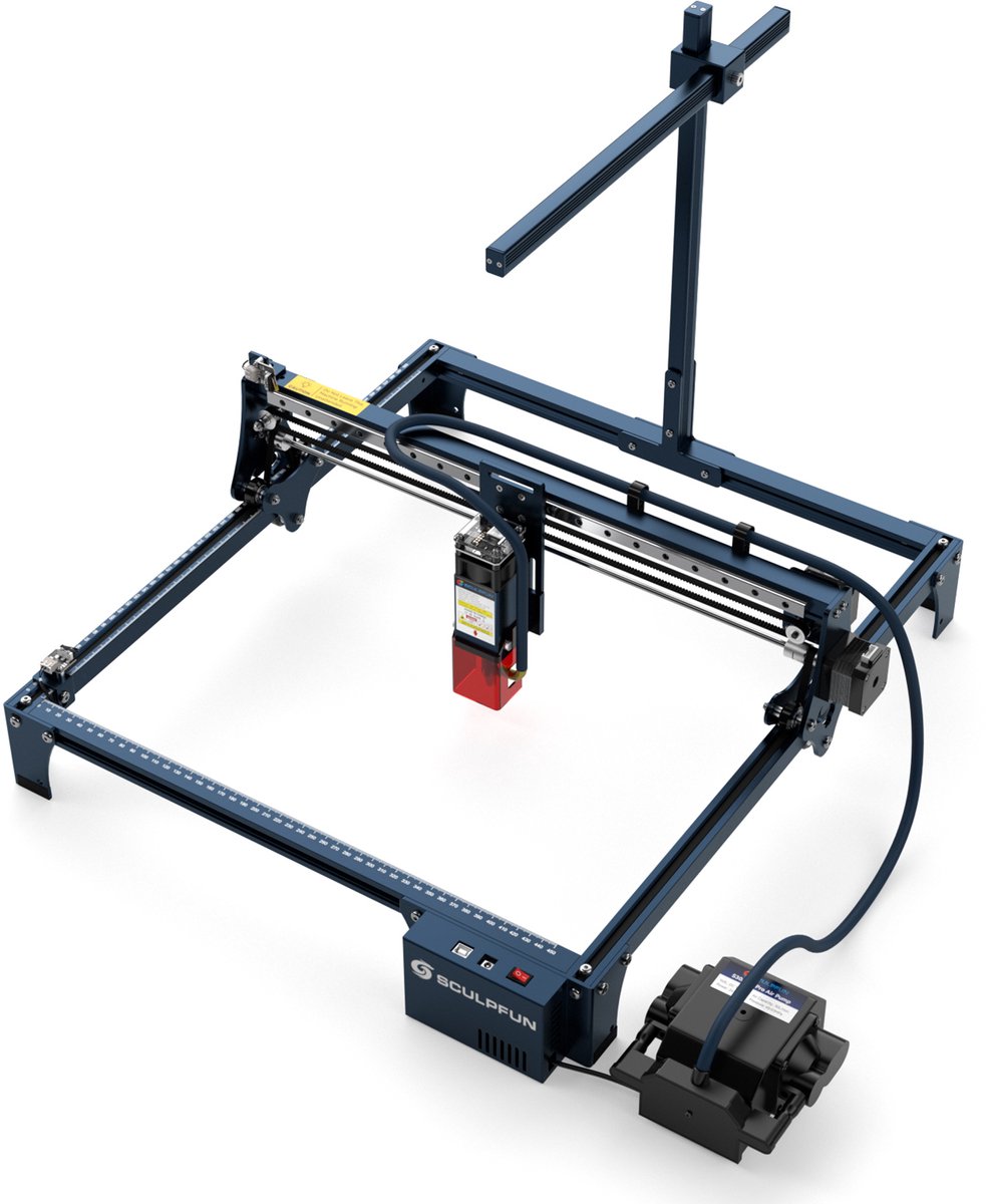 LightBurn Camera Upgrade Kit – 5MP HD Laser Engraving Camera – CNC Auto Positioning – 40×40cm Working Area – For DIY Laser Engraving Workshop