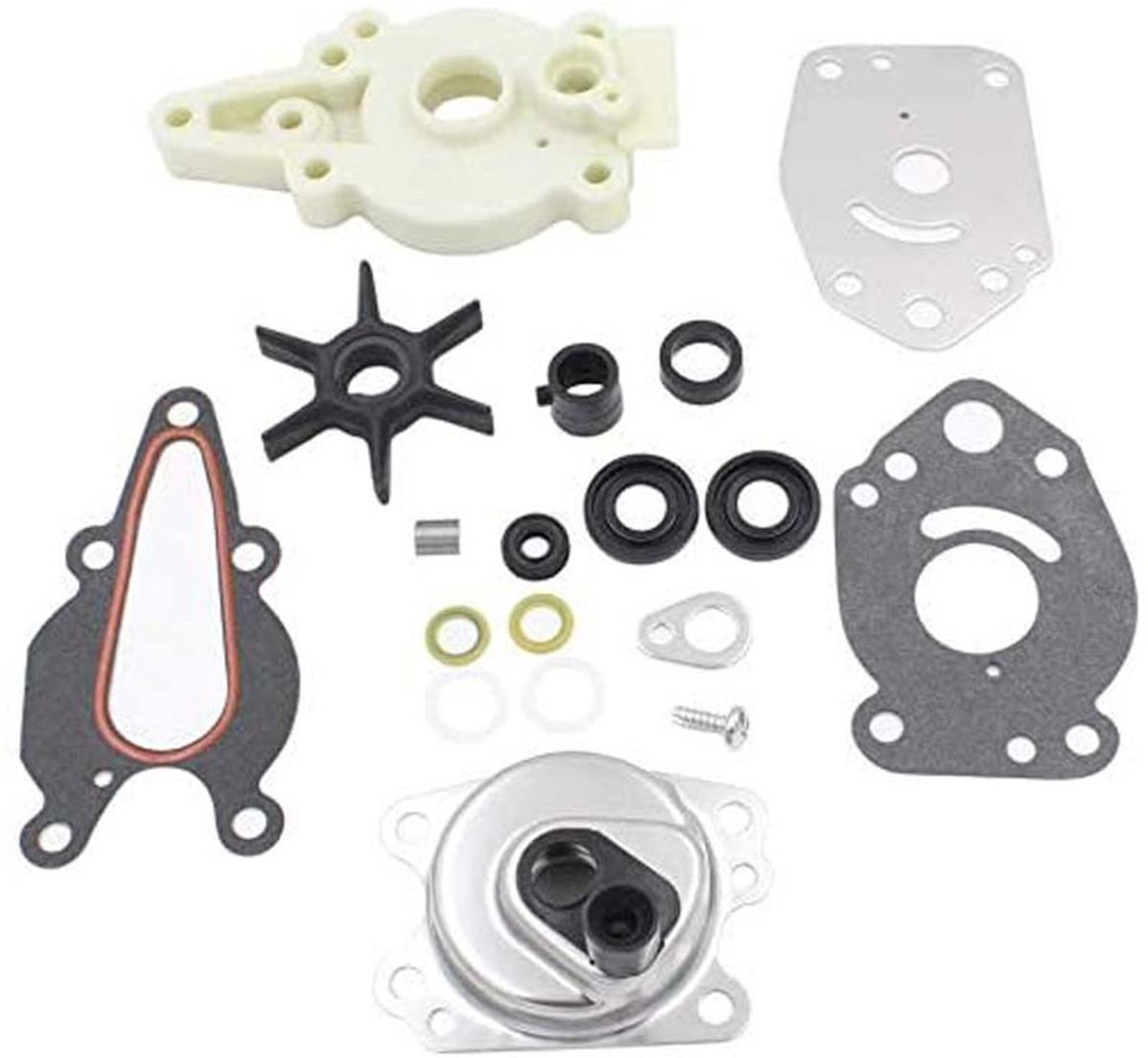 ECTEATOY® Waterpomp en Impeller Reparatie Service Kit - Vervanging voor 46-42089A5 - 6/8/9.9/10/15 PK Buitenboordmotor