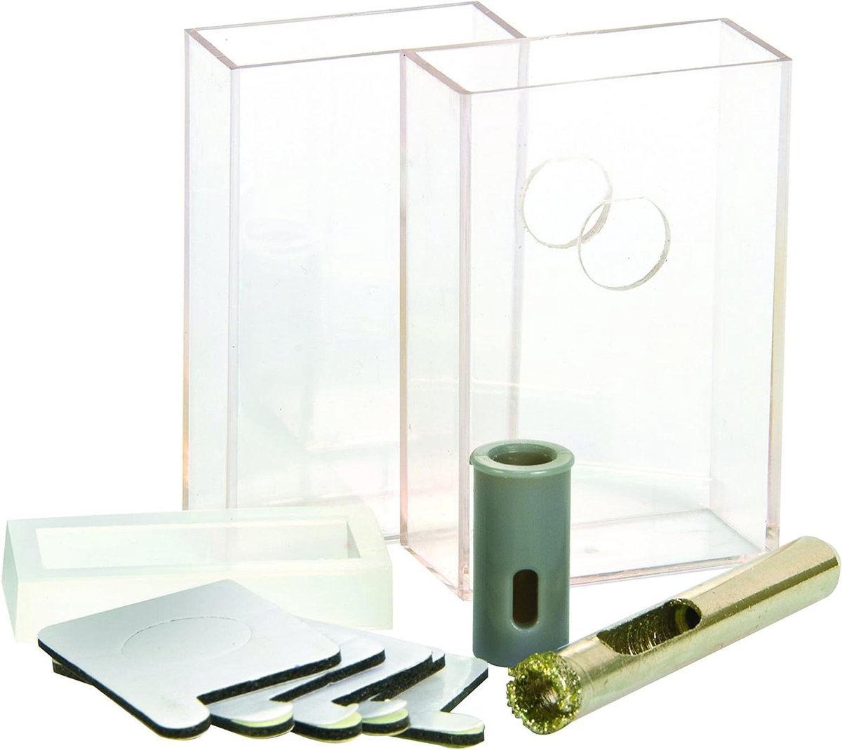 Diamant Tegel Boor Kit - Boor Set - Gaten Boren - Zelfklevend - 6 mm - Zilver