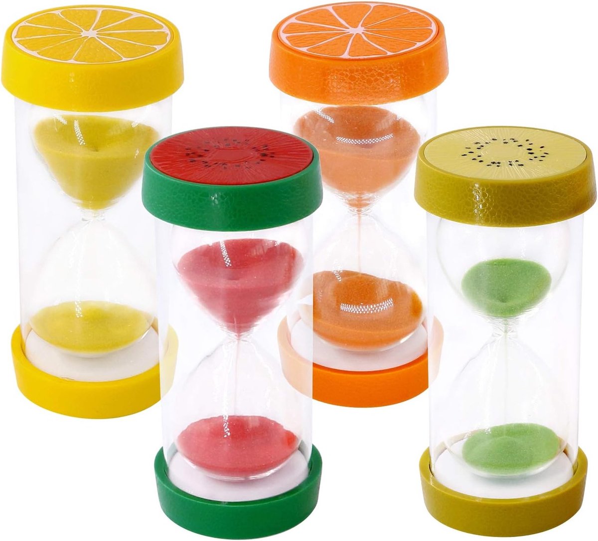 Kleurige zandlopers voor kinderen - 5/10/15/30 minuten, ideaal voor klaslokaal, keuken en spelletjes