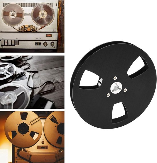 Lege Spoel - Audioband Haspel - Tape Speler - Universele 3-gaats - 5 Inch Diameter - Zwart van Merkloos — afbeelding 5