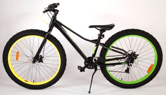 Volare Gradient Kinderfiets - Jongens - 26 inch - Zwart Geel Groen - 7 speed - Prime Collection van Volare — afbeelding 5