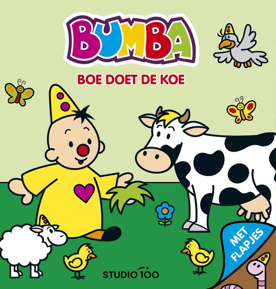 Bumba kartonboek met flapjes - Boe doet de koe