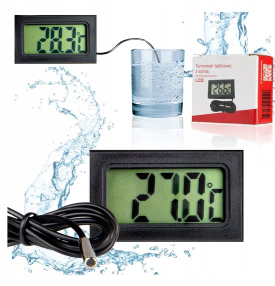 Bimberek - Elektronische Digitale Thermometer - Precieze LCD - Sonda - Voor Alcoholen van Bimberek — afbeelding 3