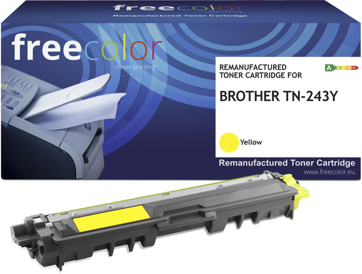 BROTHER TN-243Y - toner FREECOLOR - Yellow 1000p