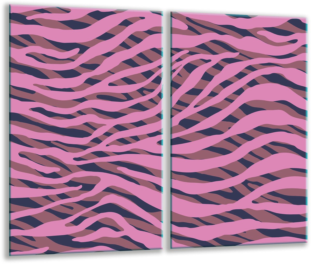 TMK ArtDeko Serie - Glazen Snijplank - 2x 30x52 cm - Inductie