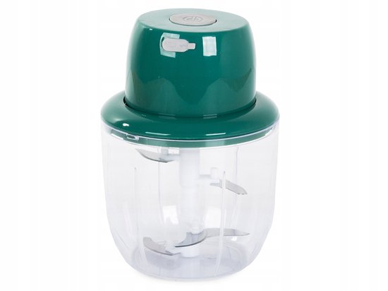 Mini Hakmolen met roerder - Mini Blender - Mini Foodprocessor- Hakmolen Electrisch - 5 RVS messen - Waterbestendig - Antislip - Draadloos van VERK GROUP — afbeelding 5