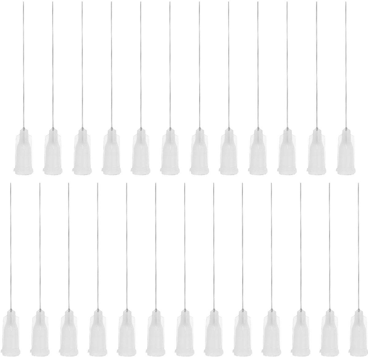Dosing Needles met Blunt Tip - 5 cm - 25 Stuks - 27 g - Industrieel Vloeistofdispensernaald met Luer Lock voor Vloeibare Inktvulling