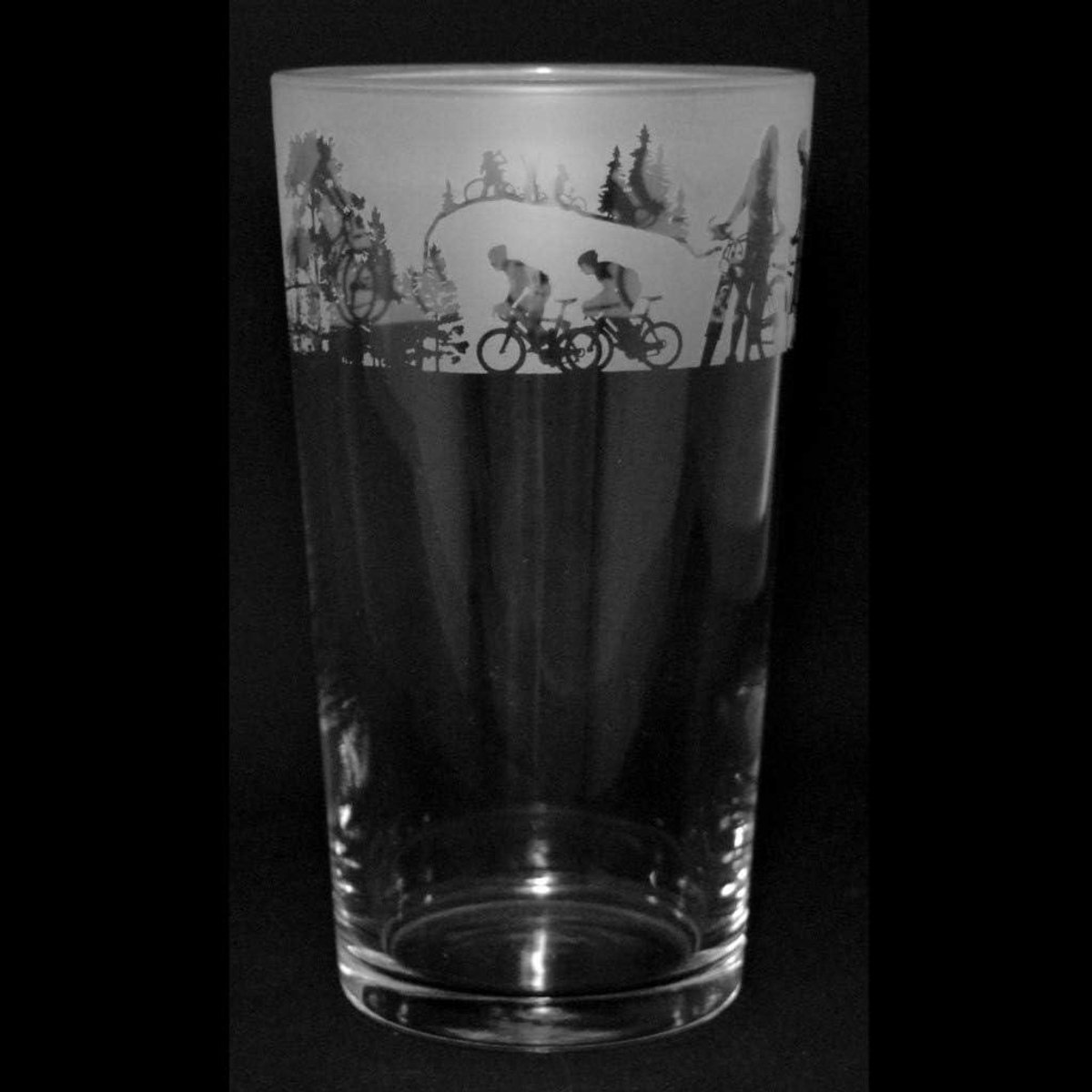Bierglas - Glas Mok - Bier Drinken - Fietsen Scene - 57cl - Multi