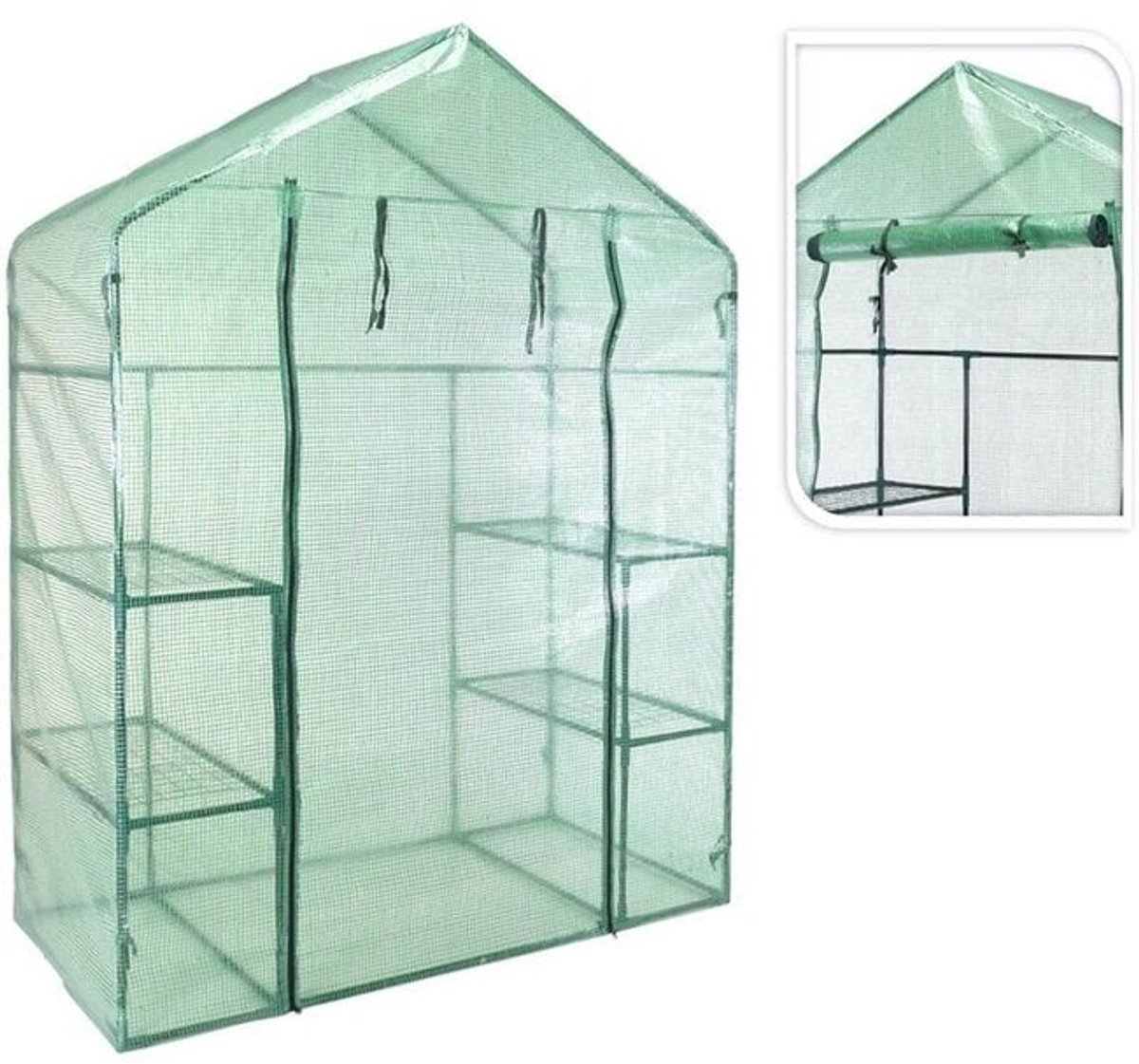 Kweekkas - Broeikas - 143 x 73 x 195 cm Walk-in Tuinkas