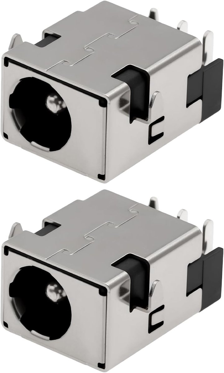 2Pcs DC Socket Power Jack Port Connector - Compatibel met Clevo - NH70RA - Laptop Onderdelen