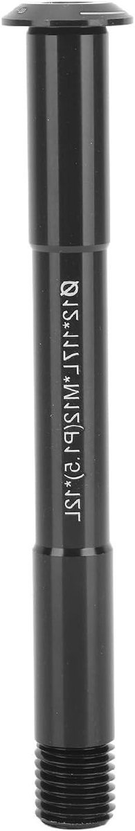 SnelShoppen - Fietspassage Bouten M12 x 1.0/1.5/1.75, Aluminium Adapter voor Voorvork met Snelsluiting, 12 mm, 117-192 mm Lengte