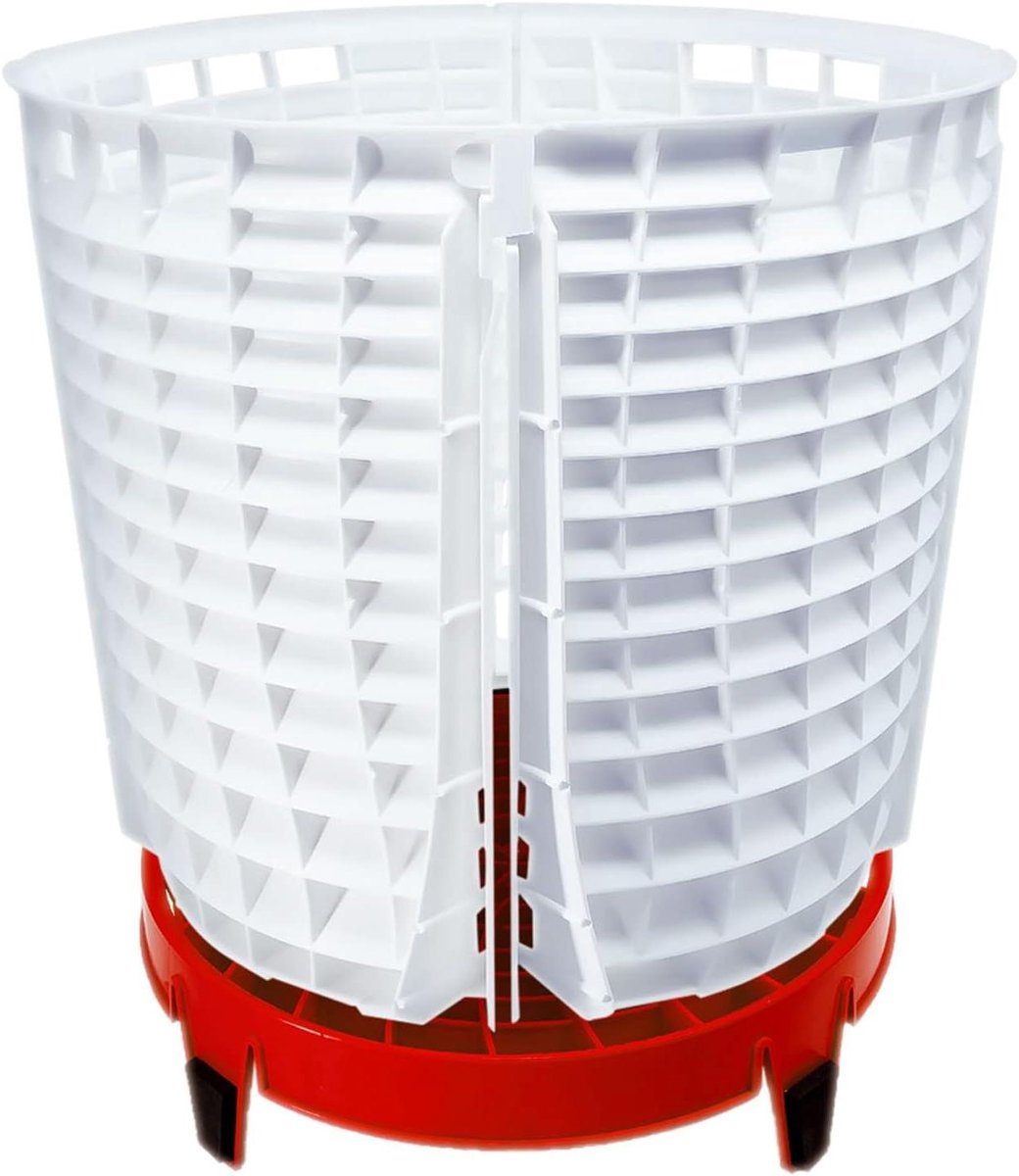 Scrub Wall Systeem - Vuilzeef Uitbreiding - Auto Wassen - 360 Graden Reiniging - 4-delig - Wit