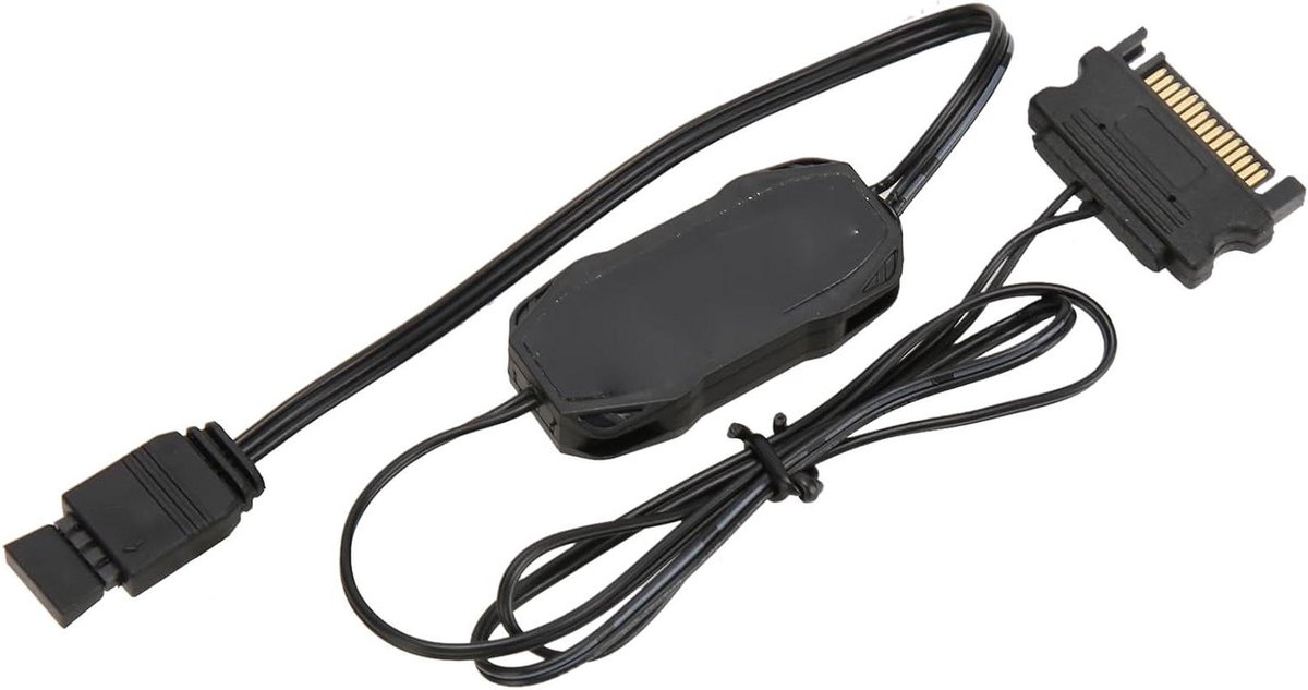 ARGB Controller - PC Verlichting Bediening - PC Verlichting Aanpassen - Handmatige Bediening - 5V 3-Pin - Zwart