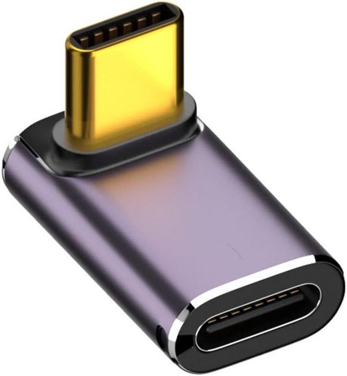 USB C Adapter - Type C Connector - Apparaat Aansluiten - 240W Power Delivery - 40 Gbps - Grijs