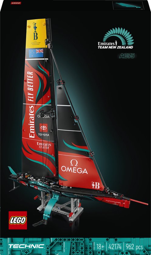 LEGO Technic - Emirates Team New Zealand AC75 jacht Set - 42174 | bol