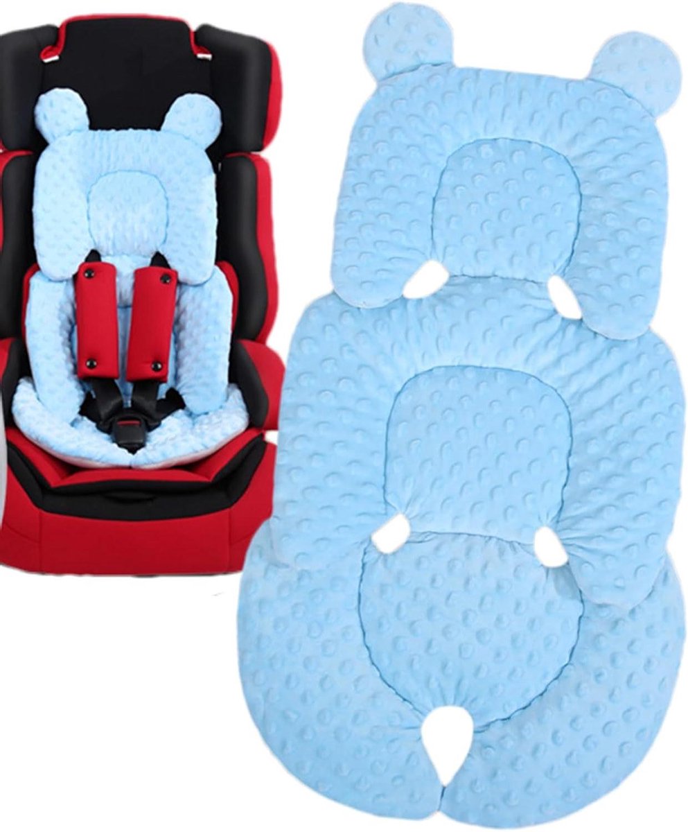 Wandelwagen Voering - Kinderstoel Inzet - Comfortabel Reizen - Dubbelzijdig Ontwerp - 67 x 38 cm - Blauw