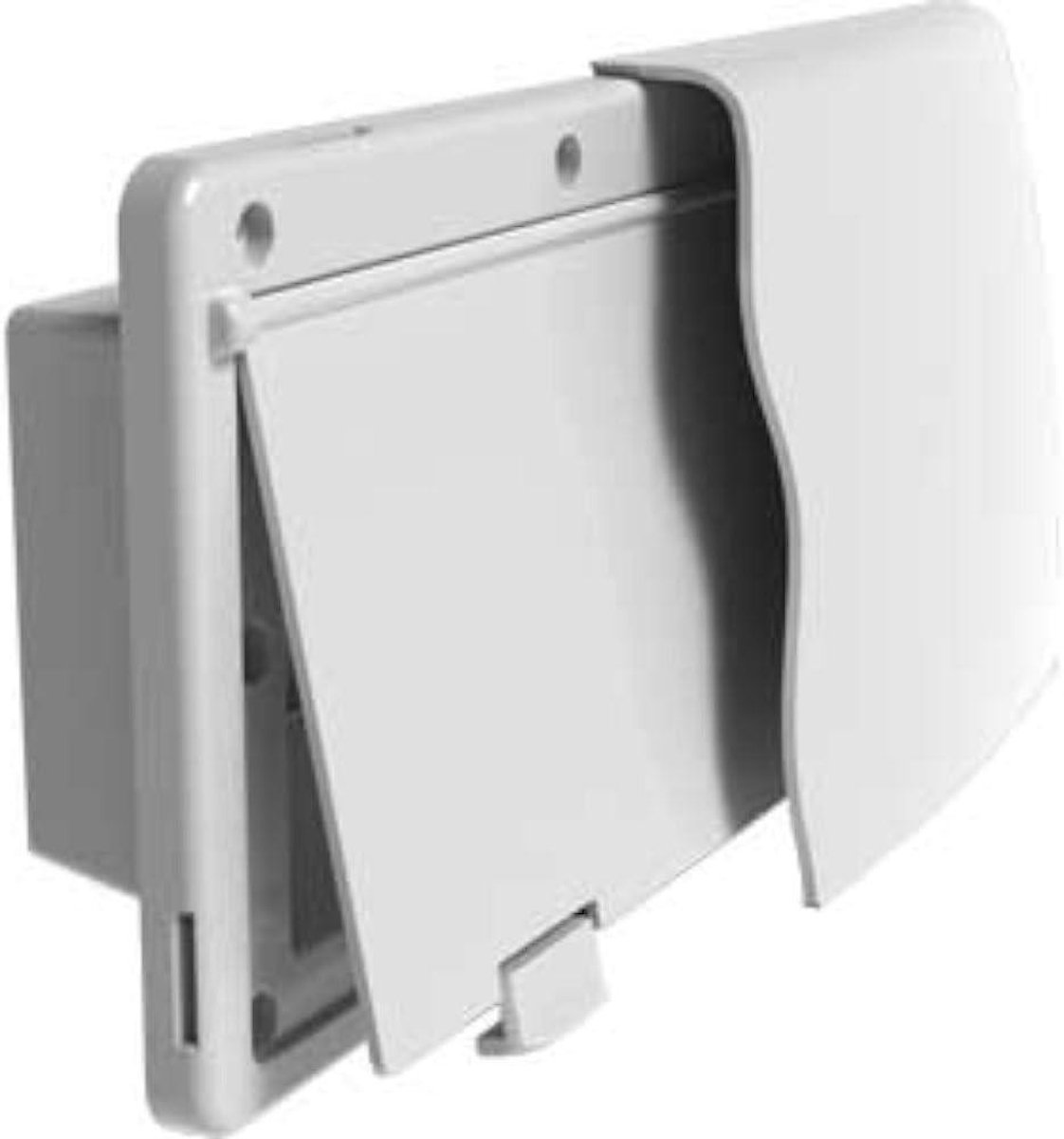 Windscherm Deflector - Windgeleider Vent - Motor Windbescherming - UV-stabiel Kleurvast - 35 x 16 cm - Wit