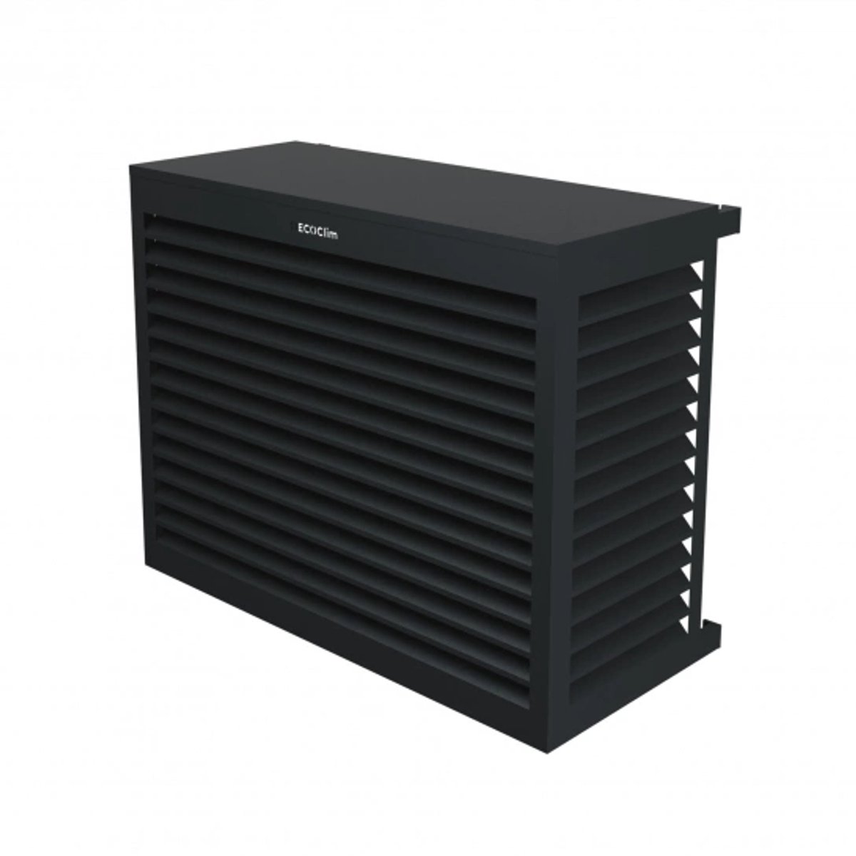 DECOCLIM - Airco omkasting cover buitenunit (H85 x W105 x D51-66 cm) - ombouw - Aluminium - Antraciet (RAL7016) - Medium
