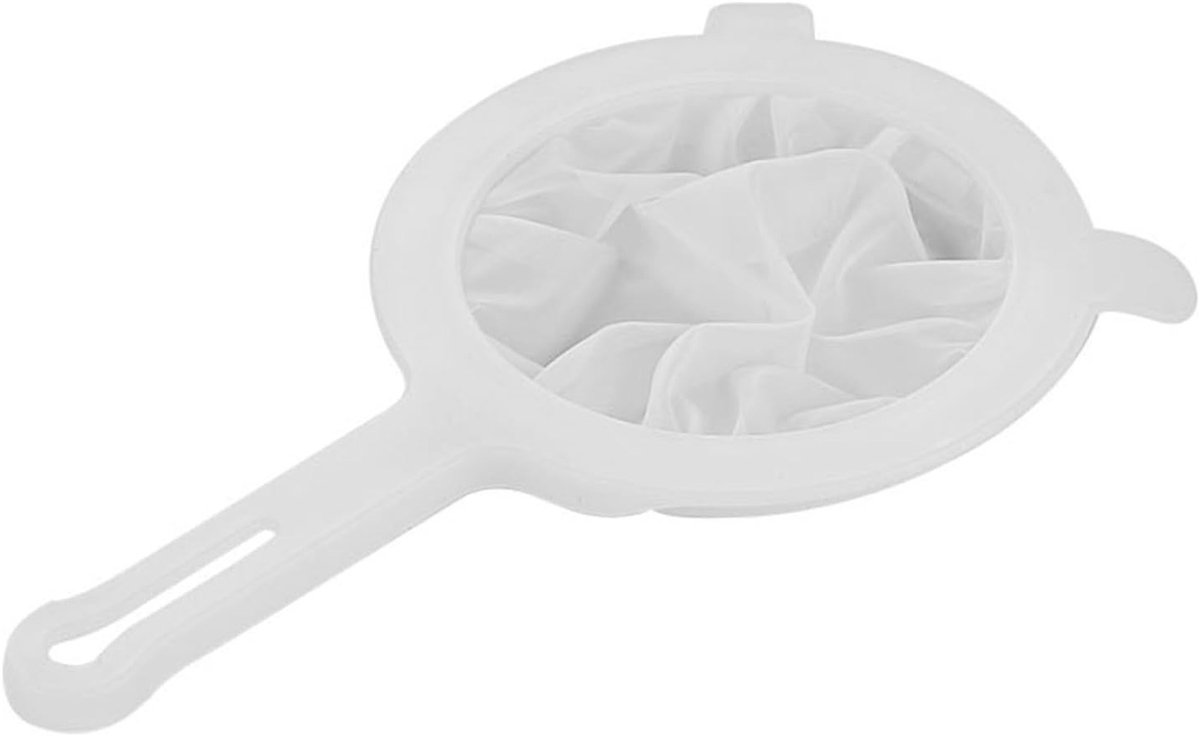Fijnmazige Plastic Zeef met 200 Mesh voor Efficiënte Filtratie van Sojamelk, Sap en IJs - Lichtgewicht en Multifunctioneel Keukengerei voor Gezond Koken