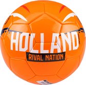 Avento Voetbal Glossy - Euro Triumph - Oranje/Rood - Maat 5 - ⌀ ca. 22 cm