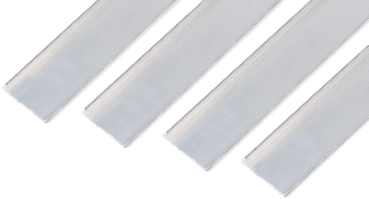 Alberts 499747 hoekprofiel | aluminium, naturel | 1000 x 40 x 10 mm | set van 4