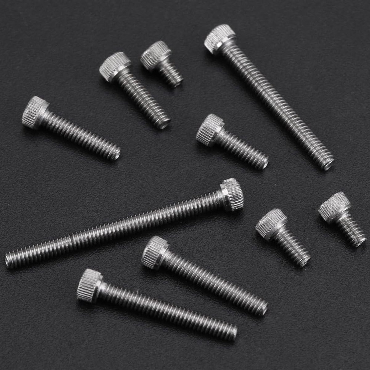 Schroeven Assortiment van 150 Stuks, 9 Maten Zeskant Bouten met Plastic Opbergdoos voor Doe-Het-Zelf Projecten