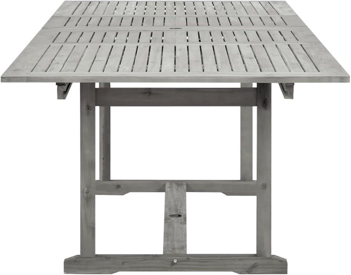 Uitschuifbare Tuintafel Acacia Hout 160-200-240 x 100 x 75 cm – Massief Hardhout Outdoor E