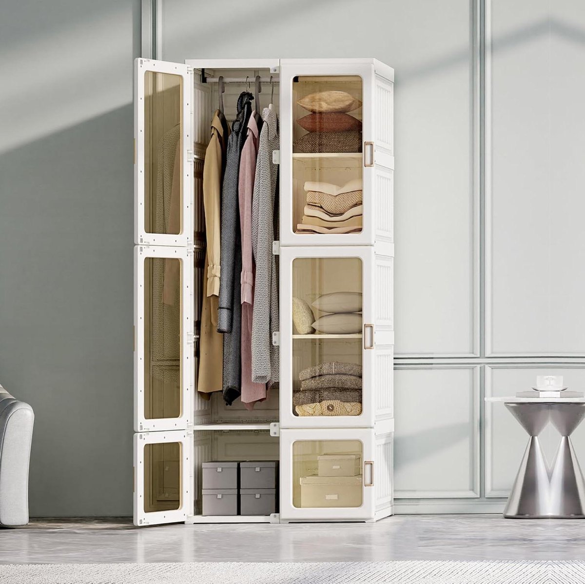 Dressing Kasten - Kledingkast - Kledingkasten Slaapkamer - Organizer - kast ruimte