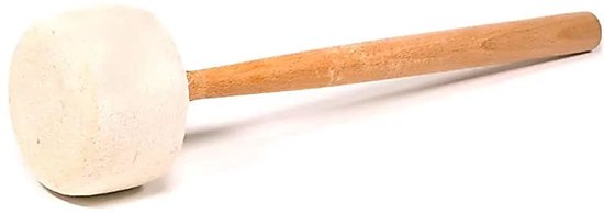 Klankschalen viltklopper L - 32x8 - 180gm - L van Yogi & Yogini — afbeelding 2