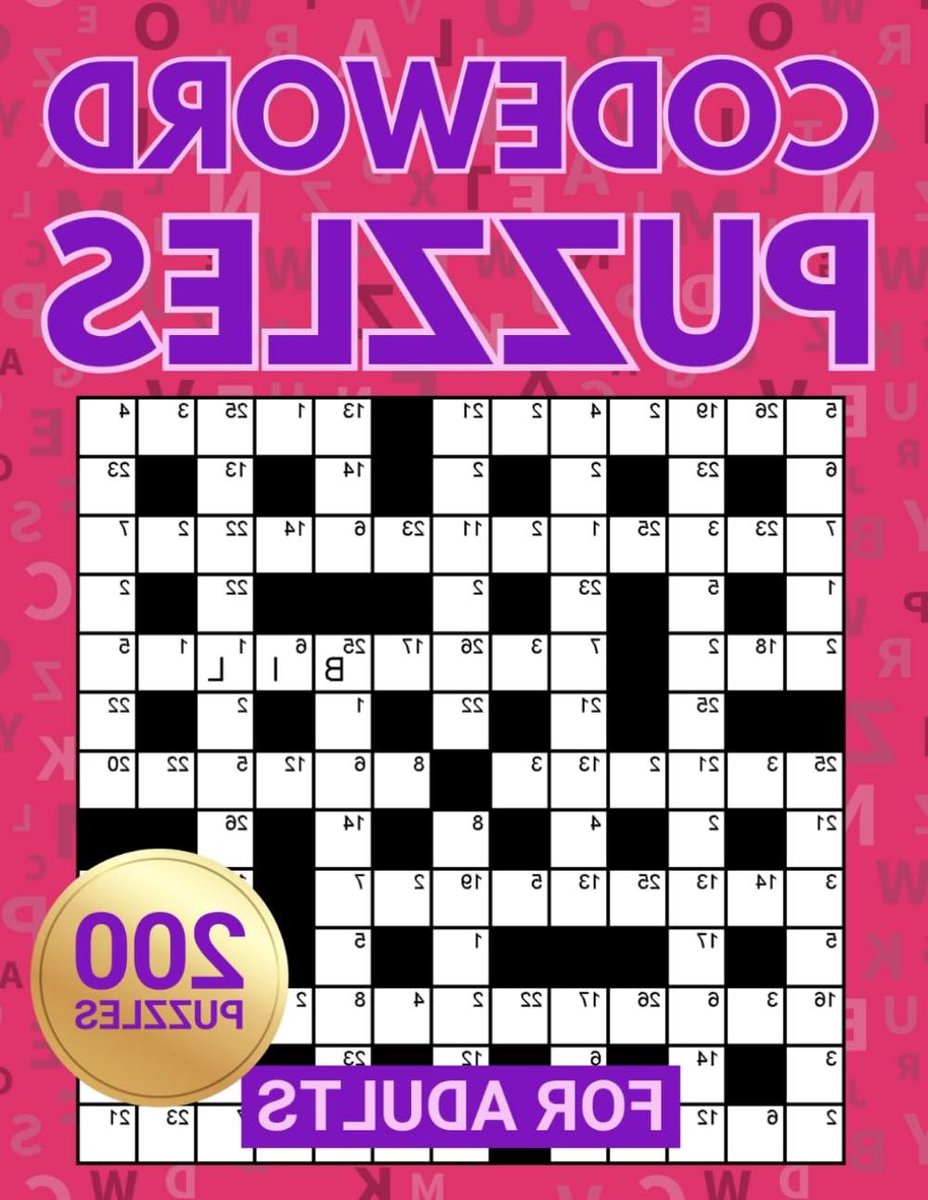 Codewoorden Puzzels - Woordspel Boek - Hersenen Trainen - 200 Puzzels - 8.5 x 11 inch - Niet gespecificeerd
