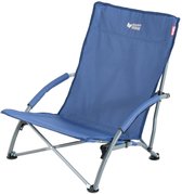 Happy Rhino - Strandstoel Taiga - Lichtgewicht - Blauw - Kampeerstoel - Polyester - 38 x 3 x 20 cm