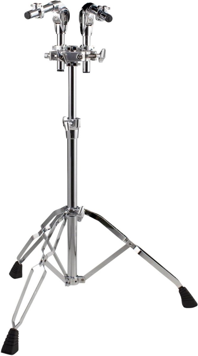Tom Stand - Tom Houder - Drummen - Dubbele Verstevigde Stutten - 5800 Gram - Zwart zilver