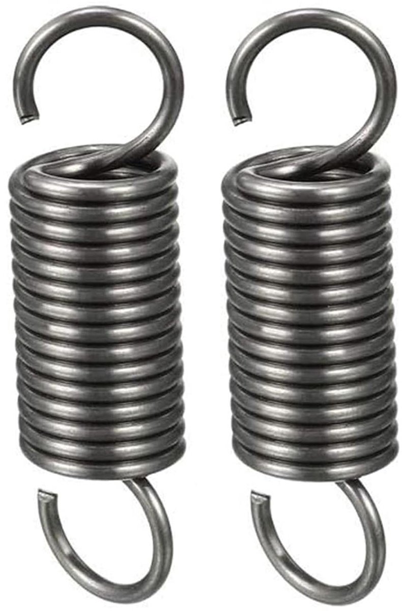Verlengde Trekveren - Spanveren Dubbele Haak - Apparaten Repareren - Verenstaal Dubbele Haak - 3 x 20 x 120 mm