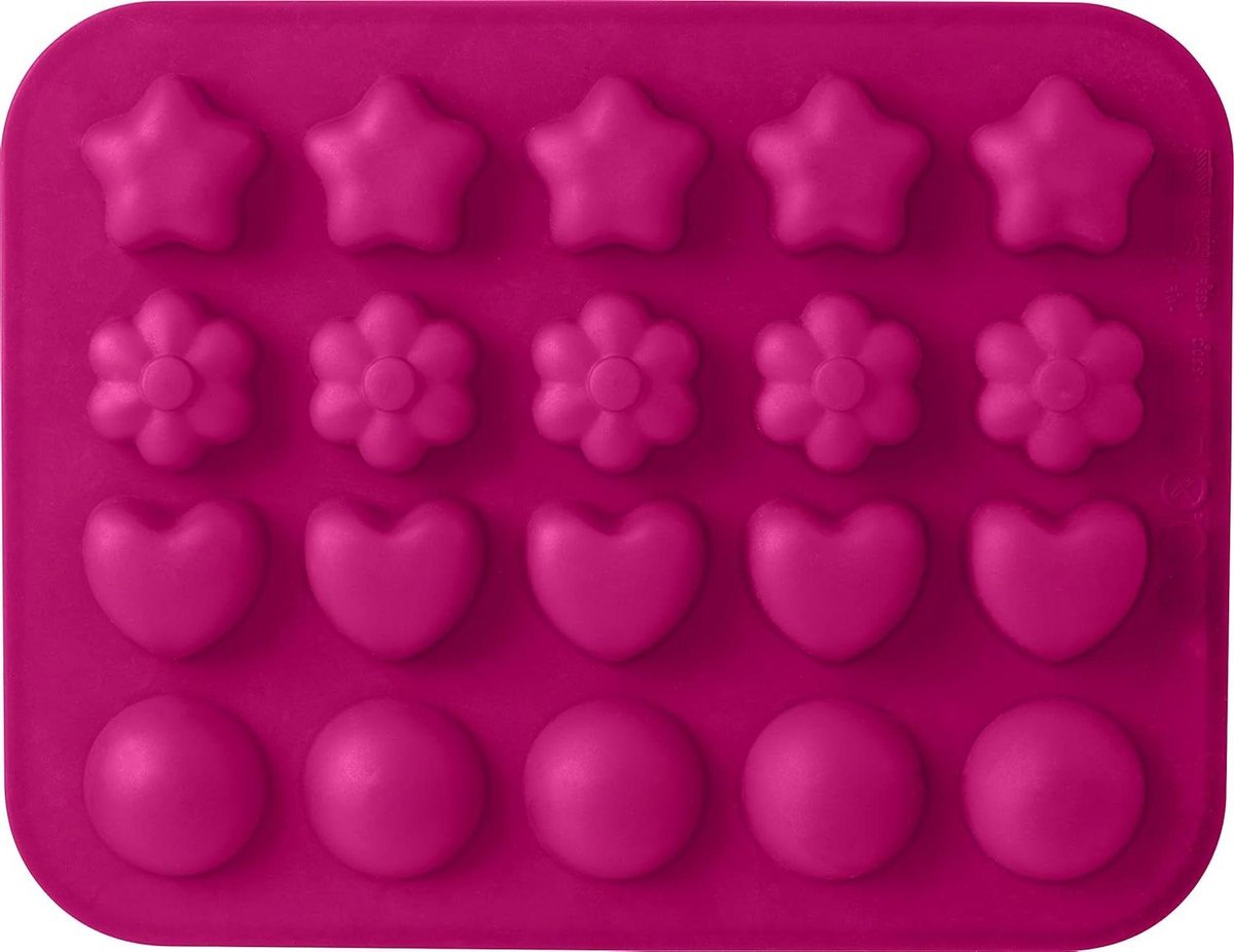 Cake Pop Pan - Cake Pop Bakvorm - Cake Pops Maken - Flexibel en Non-stick - 20 Holtes - Roze