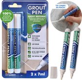 Rainbow Chalk Voegstift Wit 5mm twin - Voegenstift - Voegenpen - Voegenreiniger - Voegen schilderen - Voegen reinigen - Voegverf - Voegen verven - Voegen schoonmaken - Voegenstift met 5mm puntje