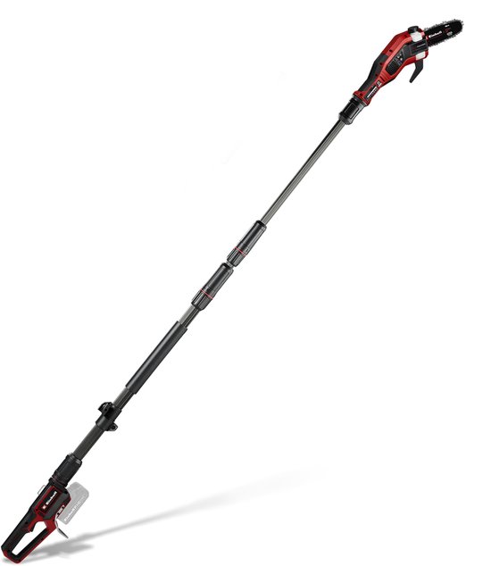 Einhell Professional Accu Telescopische Kettingzaag GP-LC 18/20 Li T BL Solo - Power X-Change - 18 V/Li-ion - Zwaardlengte: 20 cm - Max. Zaaglengte: 18 cm - Kettingsnelheid: 7 m/s - Verlengbaar tot 250 cm - Excl. Accu en lader