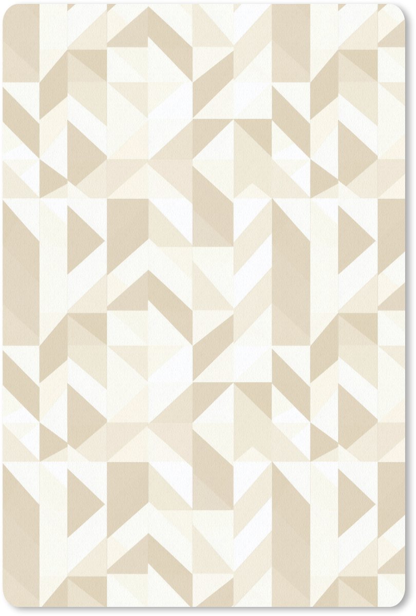 Muismat 13x20 cm - Mousepad Modern - Abstract - Beige - Muismatten