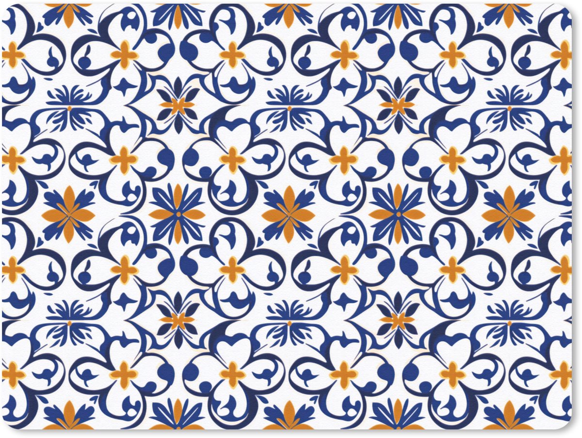 Muismat 12x10 cm - Mousepad Patroon - Modern - Kleurrijk - Muismatten