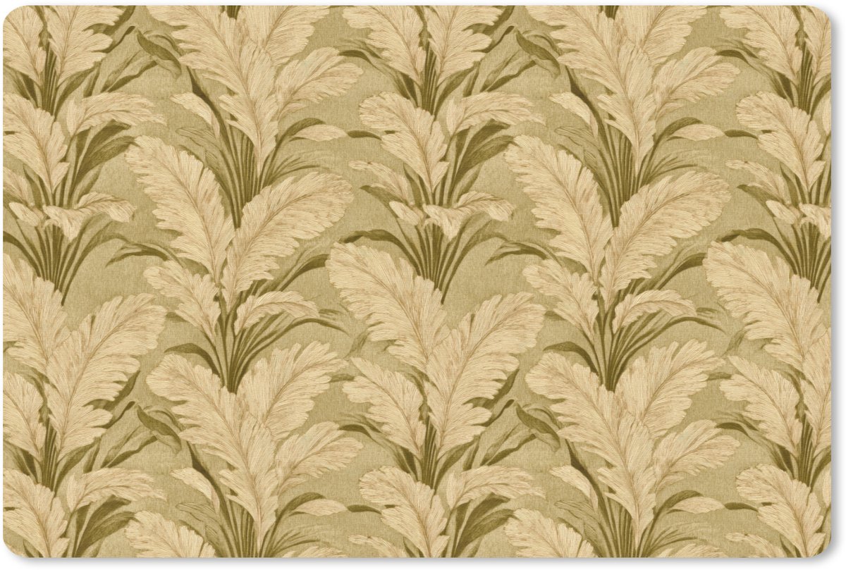 Muismat 13x8 cm - Mousepad Palmbladeren - Klassiek - Groen - Muismatten